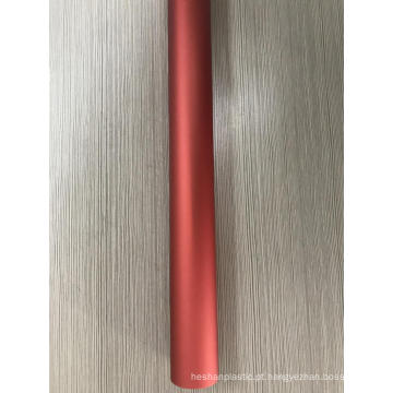 Tubo de alumínio de anodização vermelho